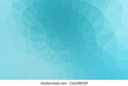 Light BLUE vector abstract mosaic backdrop. Colorful abstract illustration with gradient. The polygonal design can be used for your web site.