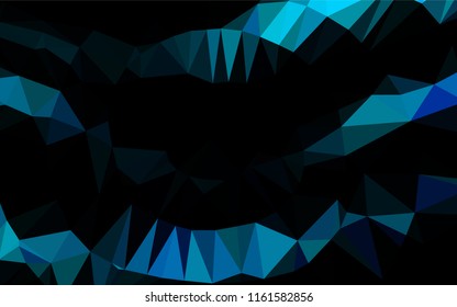 Light BLUE vector abstract mosaic background. Shining colored illustration in a Brand new style. Brand new design for your business.