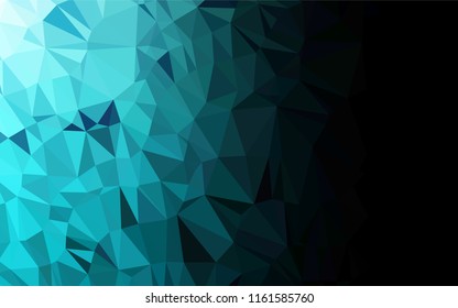 Light BLUE vector abstract mosaic background. An elegant bright illustration with gradient. The polygonal design can be used for your web site.