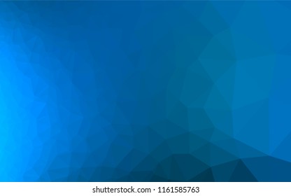 Light BLUE vector abstract mosaic backdrop. Glitter abstract illustration with an elegant design. The completely new template can be used for your brand book.