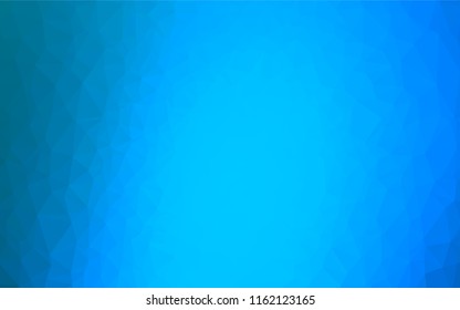 Light BLUE vector abstract mosaic backdrop. Shining colored illustration in a Brand new style. A new texture for your design.