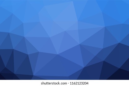 Light BLUE vector abstract mosaic pattern. Modern geometrical abstract illustration with gradient. The polygonal design can be used for your web site.