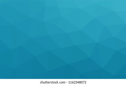 Light BLUE vector abstract mosaic pattern. Modern geometrical abstract illustration with gradient. The polygonal design can be used for your web site.
