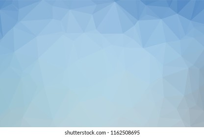 Light BLUE vector abstract mosaic pattern. Modern geometrical abstract illustration with gradient. Brand new style for your business design.