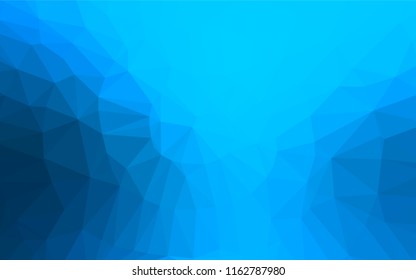 Light BLUE vector abstract mosaic backdrop. Modern geometrical abstract illustration with gradient. The template can be used as a background for cell phones.