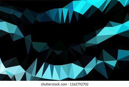 Light BLUE vector abstract mosaic background. Colorful illustration in abstract style with gradient. A new texture for your design.