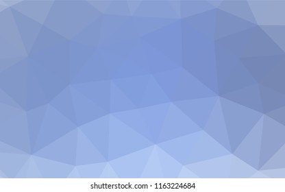 Light BLUE vector abstract mosaic backdrop. Modern geometrical abstract illustration with gradient. The completely new template can be used for your brand book.