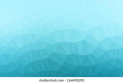 Light BLUE vector abstract mosaic backdrop. Colorful illustration in abstract style with gradient. A completely new template for your business design.