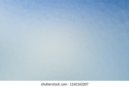 Light BLUE vector abstract mosaic pattern. A vague abstract illustration with gradient. The template can be used as a background for cell phones.