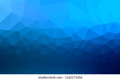 Light BLUE vector abstract mosaic background. Colorful illustration in abstract style with gradient. The textured pattern can be used for background.