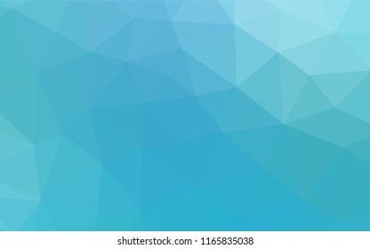 Light BLUE vector abstract mosaic backdrop. Colorful illustration in abstract style with gradient. A completely new design for your business.