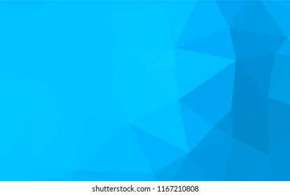 Light BLUE vector abstract mosaic backdrop. Colorful illustration in abstract style with gradient. Brand new style for your business design.