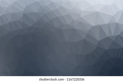 Light BLUE vector abstract mosaic backdrop. Modern geometrical abstract illustration with gradient. Brand new style for your business design.