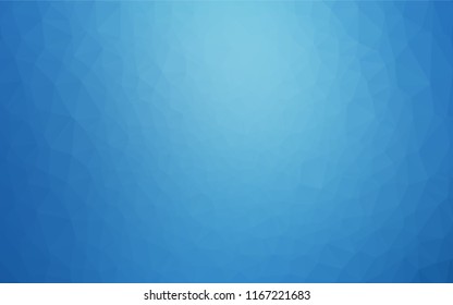 Light BLUE vector abstract mosaic background. Modern geometrical abstract illustration with gradient. The textured pattern can be used for background.