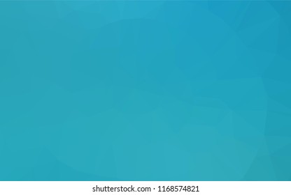 Light BLUE vector abstract mosaic pattern. Modern geometrical abstract illustration with gradient. The elegant pattern can be used as part of a brand book.