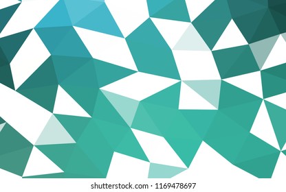 Light BLUE vector abstract mosaic abstract mosaic. Colorful illustration in abstract style with gradient. Brand new style for your business design.