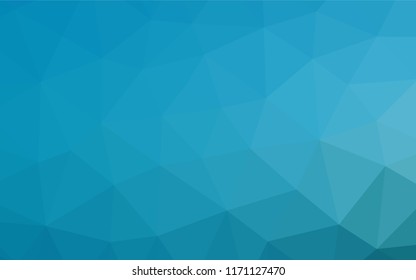 Light BLUE vector abstract mosaic pattern. Brand new colored illustration in blurry style with gradient. The completely new template can be used for your brand book.