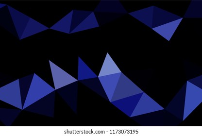 Light BLUE vector abstract mosaic background. Glitter abstract illustration with an elegant design. A completely new design for your business.