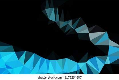 Light BLUE vector abstract mosaic backdrop. Brand new colored illustration in blurry style with gradient. A new texture for your design.