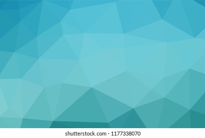 Light BLUE vector abstract mosaic background. A completely new color illustration in a vague style. The textured pattern can be used for background.