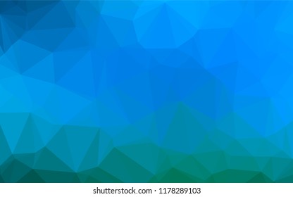 Light BLUE vector abstract mosaic pattern. Shining colored illustration in a Brand new style. A new texture for your design.