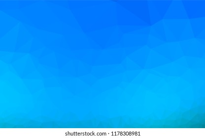 Light BLUE vector abstract mosaic backdrop. A completely new color illustration in a vague style. The template can be used as a background for cell phones.