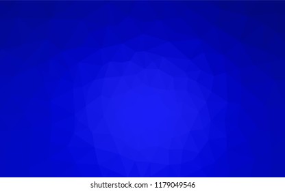 Light BLUE vector abstract mosaic pattern. Modern abstract illustration with triangles. Best triangular design for your business.