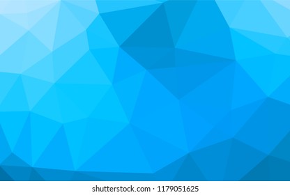 Light BLUE vector abstract mosaic pattern. An elegant bright illustration with gradient. A new texture for your design.