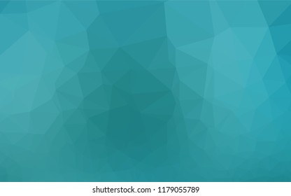 Light BLUE vector abstract mosaic backdrop. A sample with polygonal shapes. A new texture for your design.