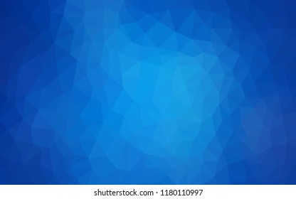 Light BLUE vector abstract mosaic pattern. A completely new color illustration in a polygonal style. A completely new design for your leaflet.
