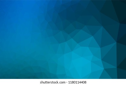 Light BLUE vector abstract mosaic backdrop. Colorful illustration in abstract style with gradient. The completely new template can be used for your brand book.