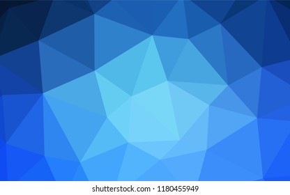 Light BLUE vector abstract mosaic pattern. Modern abstract illustration with triangles. Brand new style for your business design.