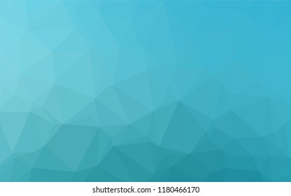 Light BLUE vector abstract mosaic background. Glitter abstract illustration with an elegant design. A completely new template for your business design.