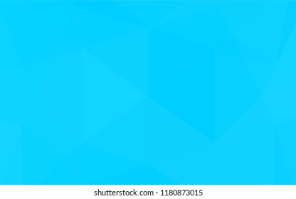 Light BLUE vector abstract mosaic backdrop. Colorful abstract illustration with gradient. The polygonal design can be used for your web site.
