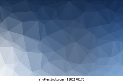 Light BLUE vector abstract mosaic backdrop. Shining colored illustration in a Brand new style. Brand new design for your business.