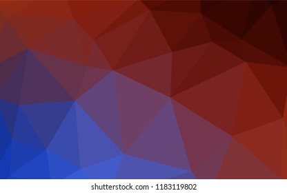 Light BLUE vector abstract mosaic pattern. Colorful abstract illustration with triangles. Pattern for a brand book's backdrop.