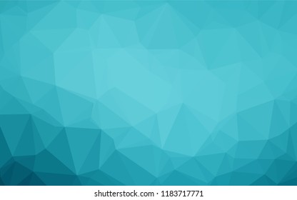 Light BLUE vector abstract mosaic backdrop. A vague abstract illustration with gradient. The polygonal design can be used for your web site.