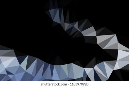 Light BLUE vector abstract mosaic pattern. A sample with polygonal shapes. A completely new design for your business.