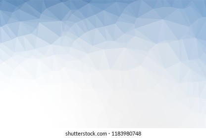 Light BLUE vector abstract mosaic pattern. A sample with polygonal shapes. Brand new design for your business.