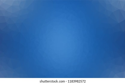 Light BLUE vector abstract mosaic pattern. Colorful illustration in abstract style with gradient. Brand new design for your business.