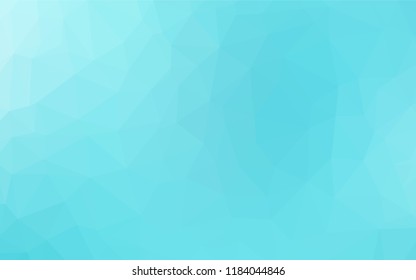 Light BLUE vector abstract mosaic pattern. A completely new color illustration in a vague style. A new texture for your design.