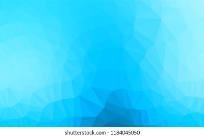 Light BLUE vector abstract mosaic pattern. An elegant bright illustration with gradient. The completely new template can be used for your brand book.