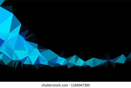 Light BLUE vector abstract mosaic backdrop. A completely new color illustration in a vague style. Brand new style for your business design.