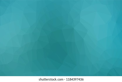 Light BLUE vector abstract mosaic background. Modern geometrical abstract illustration with gradient. A new texture for your design.