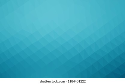 Light BLUE vector abstract mosaic pattern. A vague abstract illustration with gradient. The polygonal design can be used for your web site.