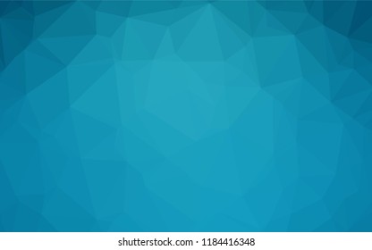 Light BLUE vector abstract mosaic backdrop. Colorful illustration in abstract style with gradient. A new texture for your design.