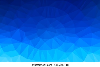Light BLUE vector abstract mosaic backdrop. Shining colored illustration in a Brand new style. The template can be used as a background for cell phones.