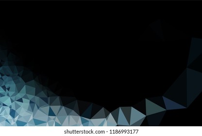 Light BLUE vector abstract mosaic backdrop. Shining colored illustration in a Brand new style. A completely new template for your business design.