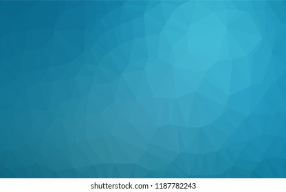 Light BLUE vector abstract mosaic background. A sample with polygonal shapes. A completely new design for your business.