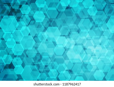 Light BLUE vector abstract mosaic background. A vague abstract illustration with gradient. Brand new design for your business.